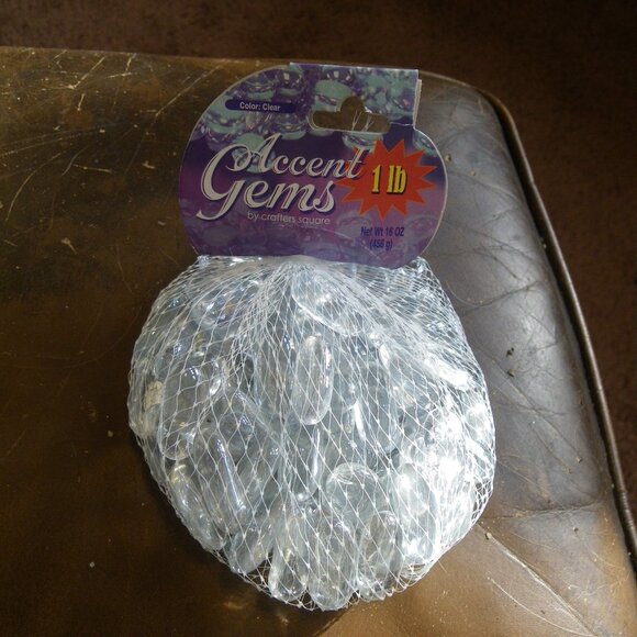 Glass Gems Dome Vase Filler Decorative Beads Marble Pebbles Stones Craft Decor - Picture 1 of 1